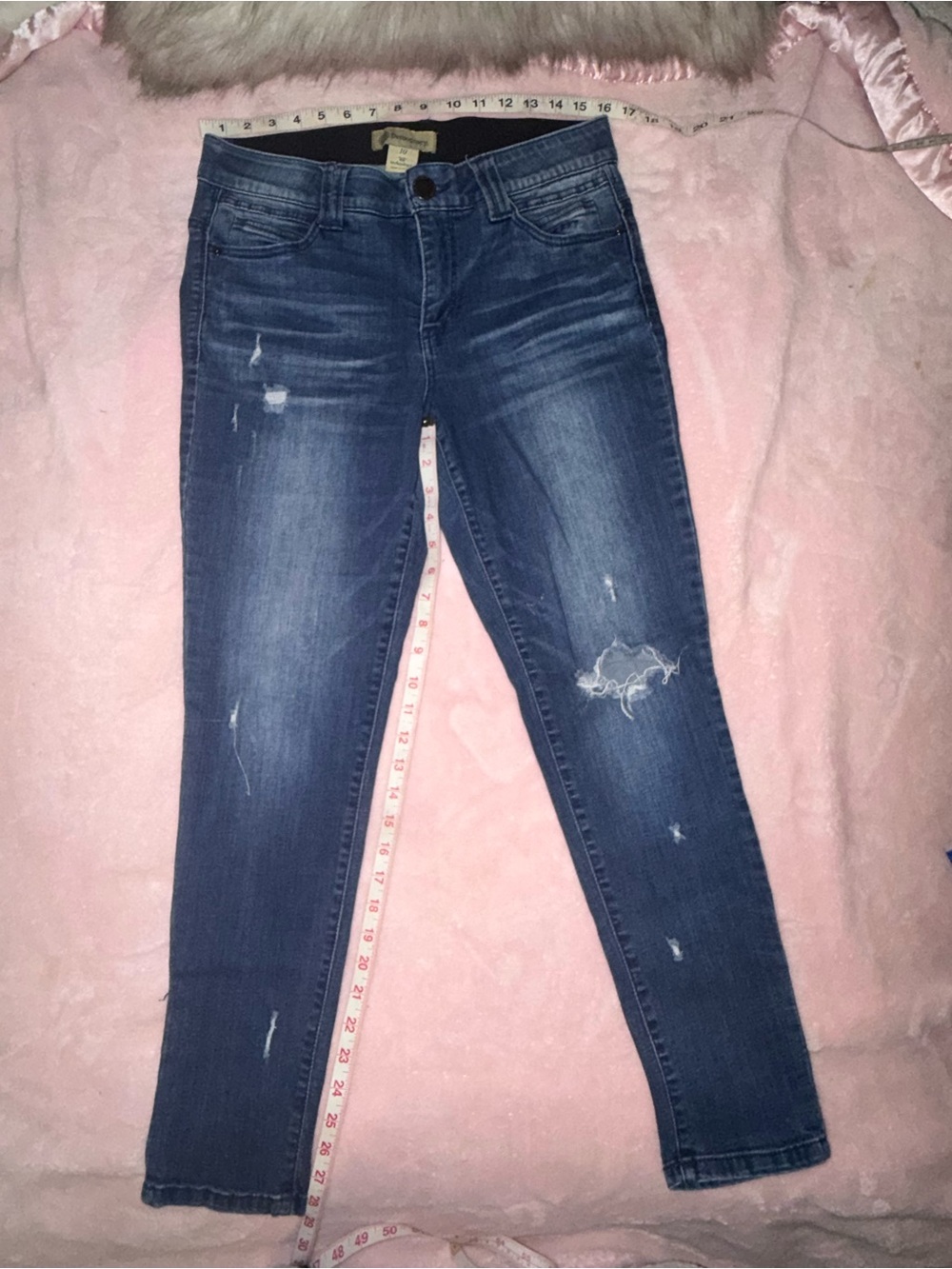 NWOT Democracy "Ab"solution Mid-Rise Distressed Jegging Jean $78 MSRP - Picture 4 of 5